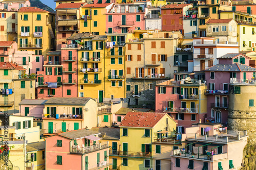 Italy Riviera at Colorful Manarola village, Cinque Terre, Italy