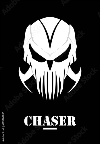 Chaser. Hunter. Skull with claw. White Mask. Phantom. Alien.