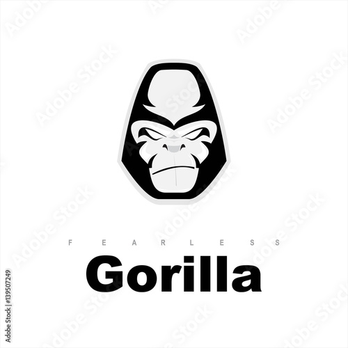 gorilla. gorilla head. gorilla face.