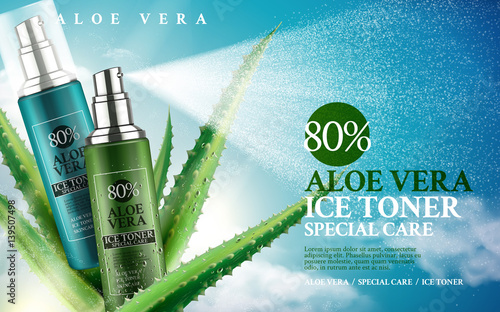 aloe vera ice toner