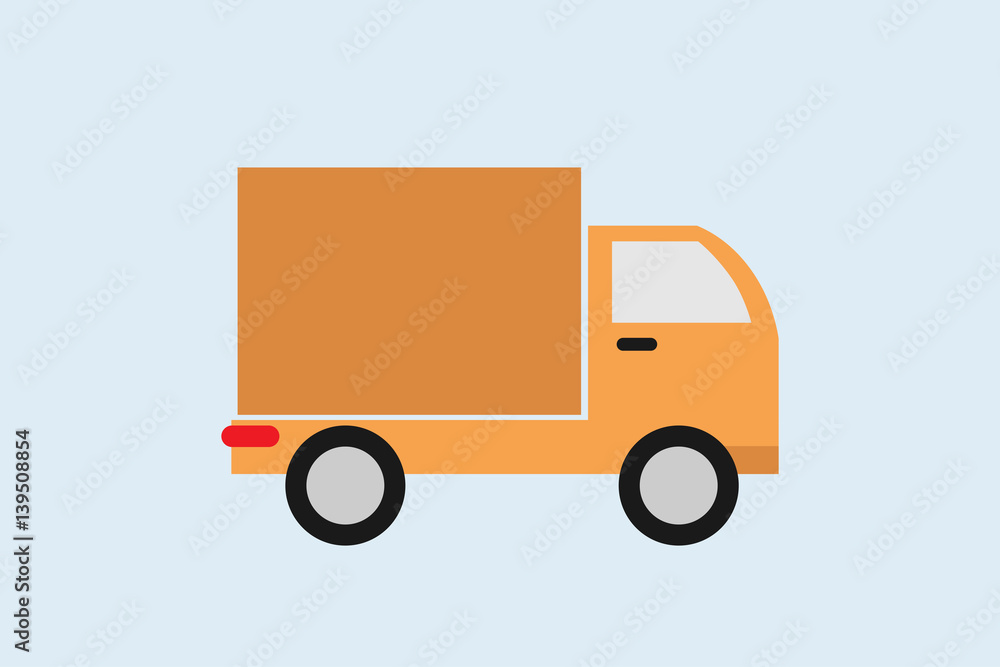 Truck delivery vector illustration isolated Truck delivery vector illustration isolated