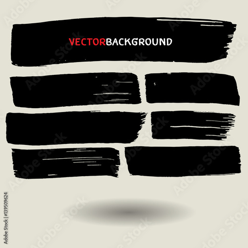 wide brush texture background collection