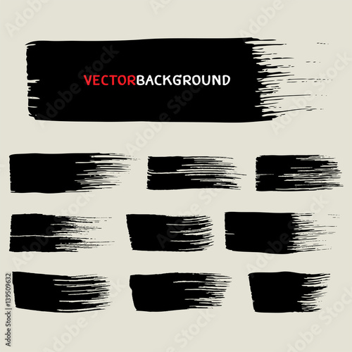 wide brush texture background collection