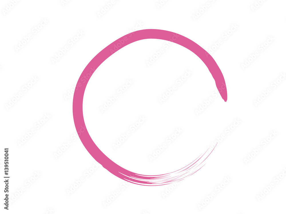 Grunge Pink Stroke made with Brush Grunge Pink Stroke made with Brush