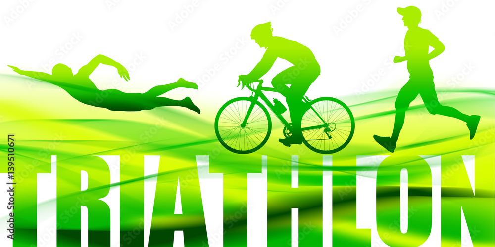 トライアスロンのグラフィックイメージ 緑 Stock イラスト Adobe Stock トライアスロンのグラフィックイメージ 緑 Stock イラスト Adobe Stock