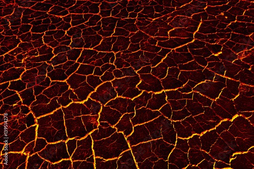 the surface of the lava. background.