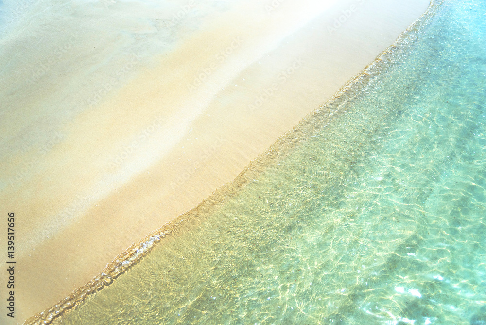 background image of beach and seawater