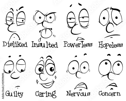 Human expressions and words