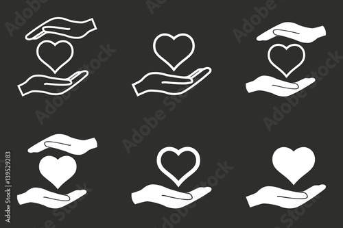 Donate icon set.