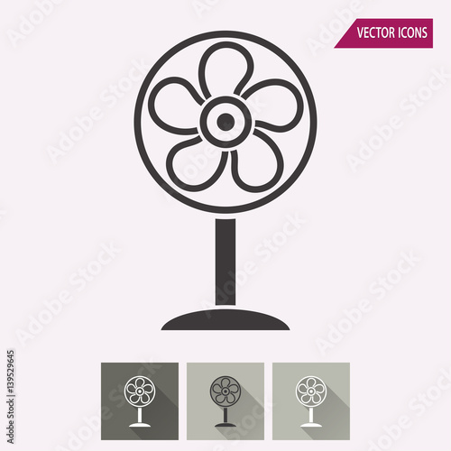 Fan - vector icon.