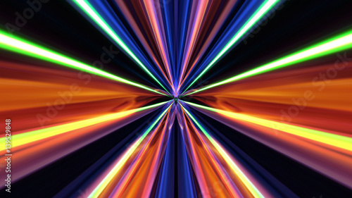 Abstract Technology Background, Computer Graphics, Cyberspace Cable 