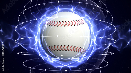 BASEBALL BALL Computer Graphics Background
