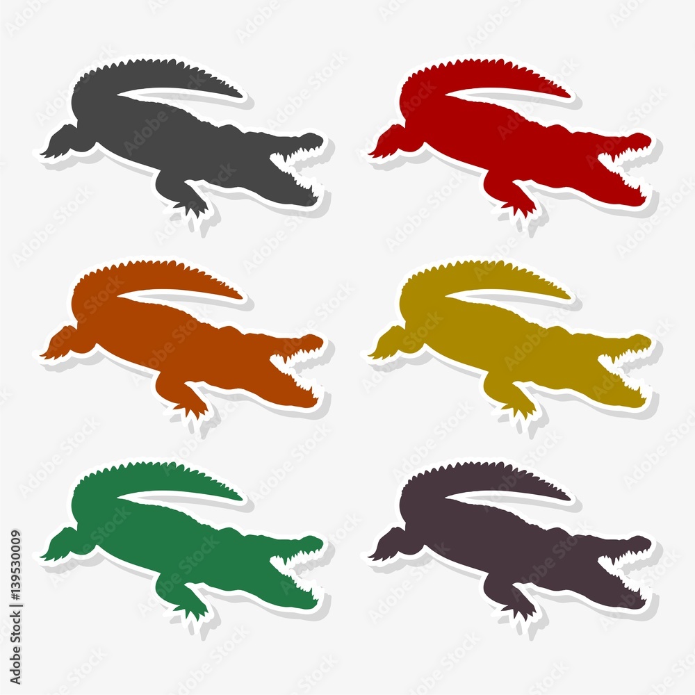 Crocodile icon - Illustration Crocodile icon - Illustration