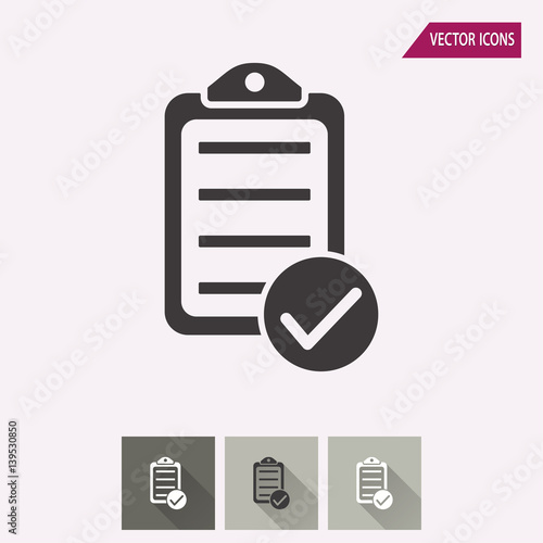 Checklist - vector icon.
