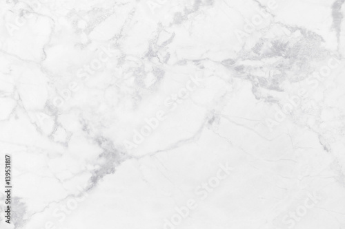 White marble texture with natural pattern for background or design art work.