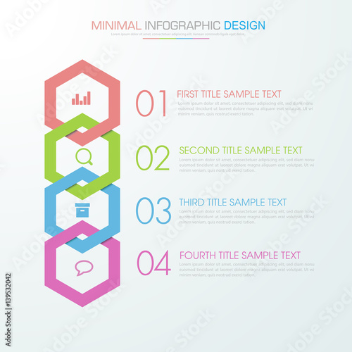 Infographic Elements with business icon on full color background  process or steps and options workflow diagrams,vector design element eps10 illustration