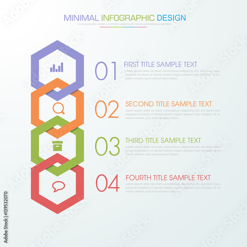 Infographic Elements with business icon on full color background  process or steps and options workflow diagrams,vector design element eps10 illustration