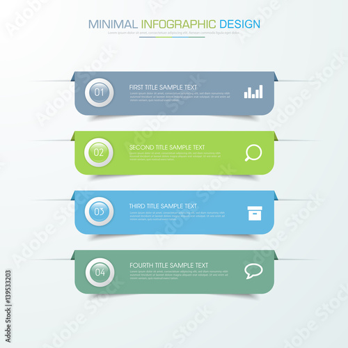 Infographic Elements with business icon on full color background  process or steps and options workflow diagrams,vector design element eps10 illustration