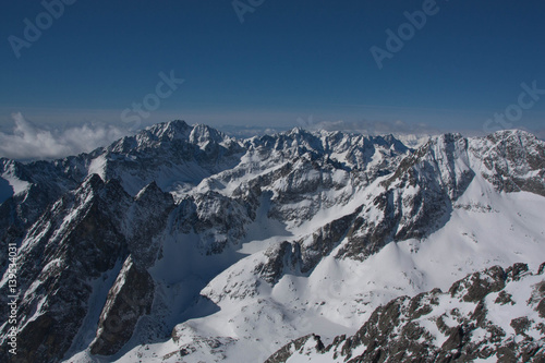 View from Lomnicky peak, High Tatras Mountains, Slovakia © Eliska Slobodova