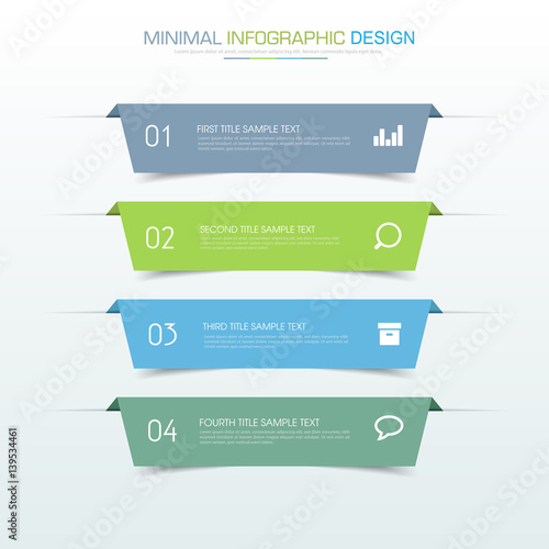 Infographic Elements with business icon on full color background  process or steps and options workflow diagrams,vector design element eps10 illustration