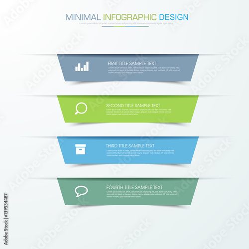 Infographic Elements with business icon on full color background  process or steps and options workflow diagrams,vector design element eps10 illustration