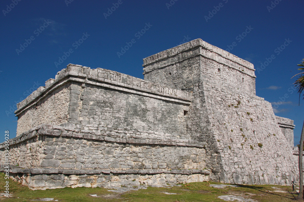 Tulum pyramid, Mexico, Quintana Roo, El Castillo