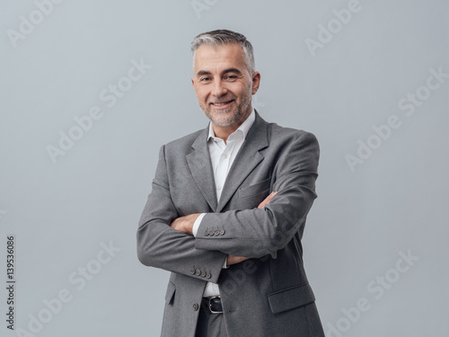 Confident businessman portrait Fototapet