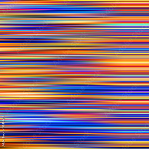 Orange and blue blur stripes abstract.