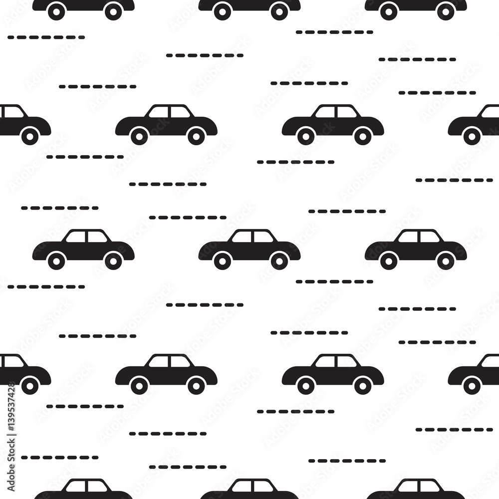 Car cute baby vector scandinavian seamless pattern. Kid fabric and apparel design. Light blue van vehicles on white. Simple kid pattern. Car cute baby vector scandinavian seamless pattern. Kid fabric and apparel design. Light blue van vehicles on white. Simple kid pattern.