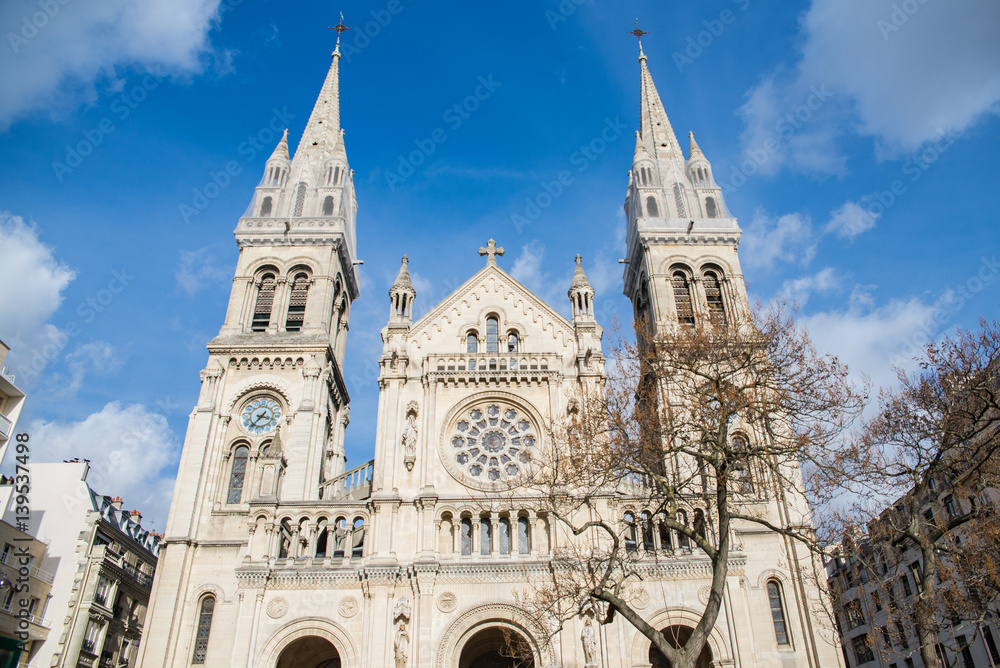 Paris, Saint-Ambroise church, boulevard Voltaire