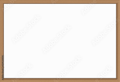 Wooden frame - illustration