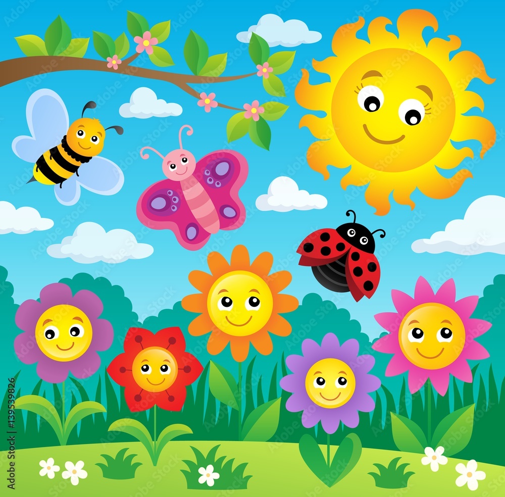 Happy flowers topic image 3 Happy flowers topic image 3
