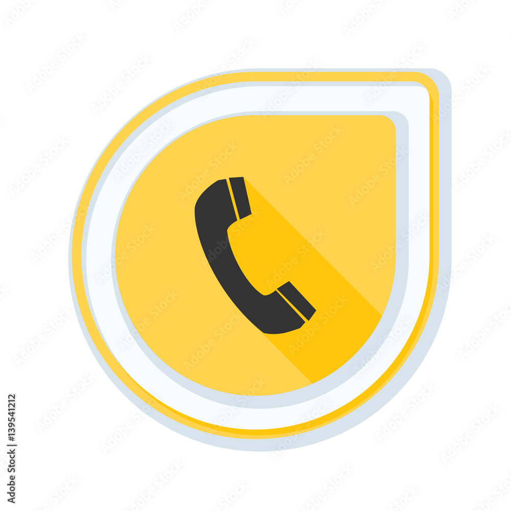 Call Contact button Illustration Call Contact button Illustration