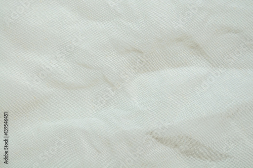 Wallpaper Mural Closeup white color fabric texture. Fabric pattern design or crinkled upholstery abstract background. Torontodigital.ca