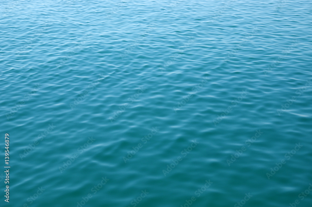 Fototapeta premium Blue sea surface with waves
