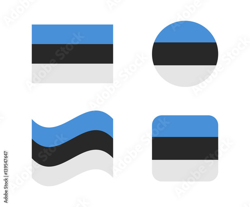 Free Download set 4 flags of estonia - GFXLoad