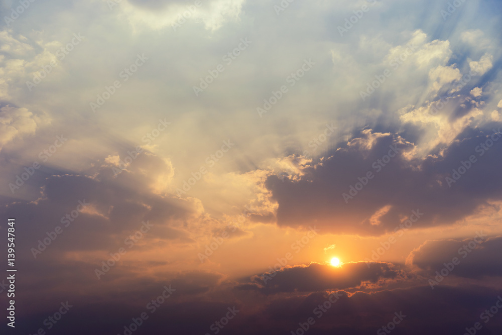 sky, cloud, The rising sun, abstract, background sky, cloud, The rising sun, abstract, background