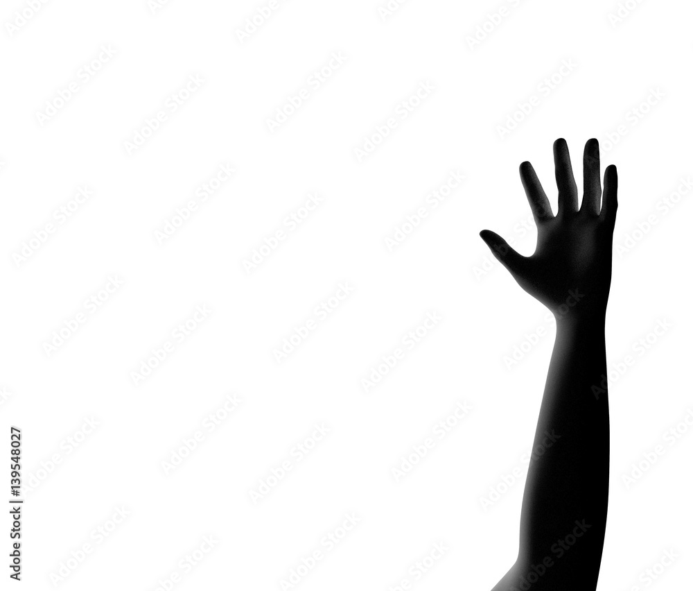 手の影 Stock イラスト Adobe Stock