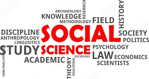 word cloud - social science