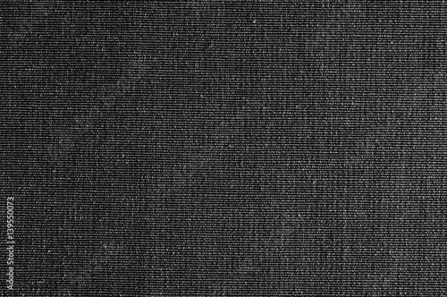 Closeup black color fabric texture. Fabric pattern design or upholstery abstract background.