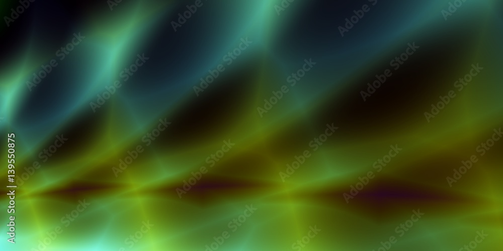 Green magic abstract fantasy card wide texture backdrop