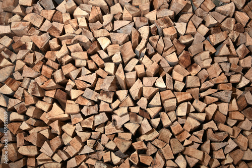 Pile of wood logs