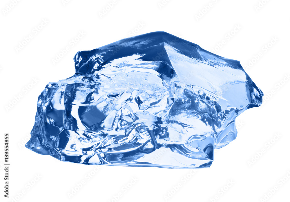 Fototapeta premium Ice cube isolated on white.