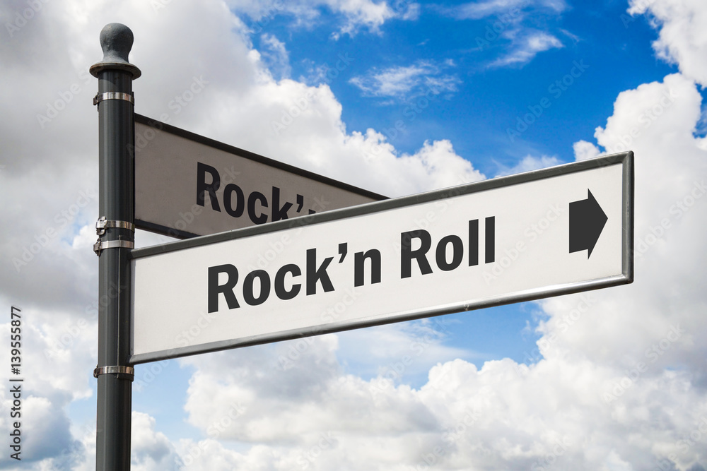 Fototapeta premium Schild 197 - Rockn Roll