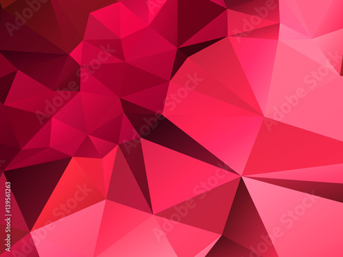 Color abstract poligonal background