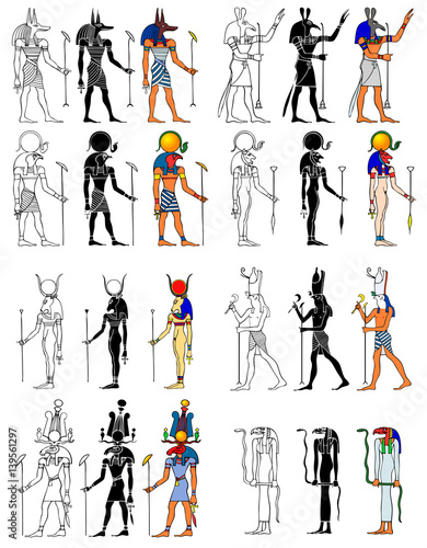 Gods and Goddness of ancient Egypt