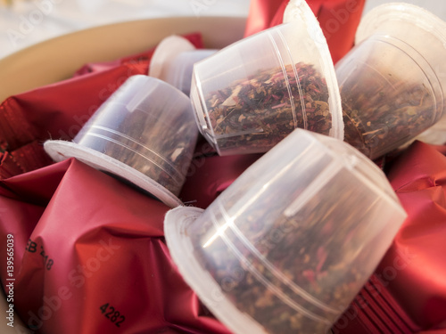 Fotografia Capsule di caffé o tisane