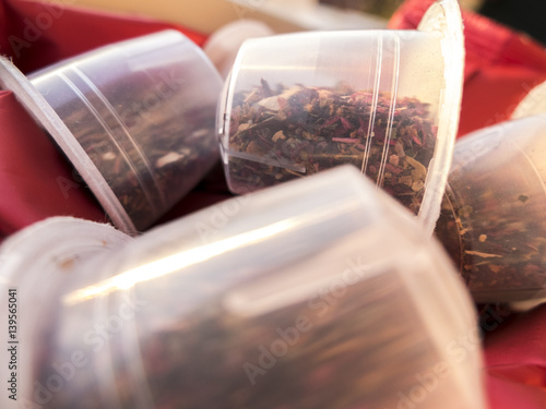 Quadro em tela Capsule di caffé o tisane
