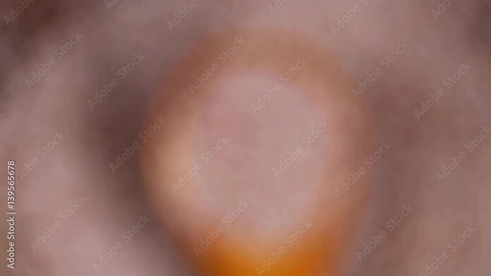 Indian plantain seeds ( Psyllium ) in a wooden spoon on a brown background Indian plantain seeds ( Psyllium ) in a wooden spoon on a brown background