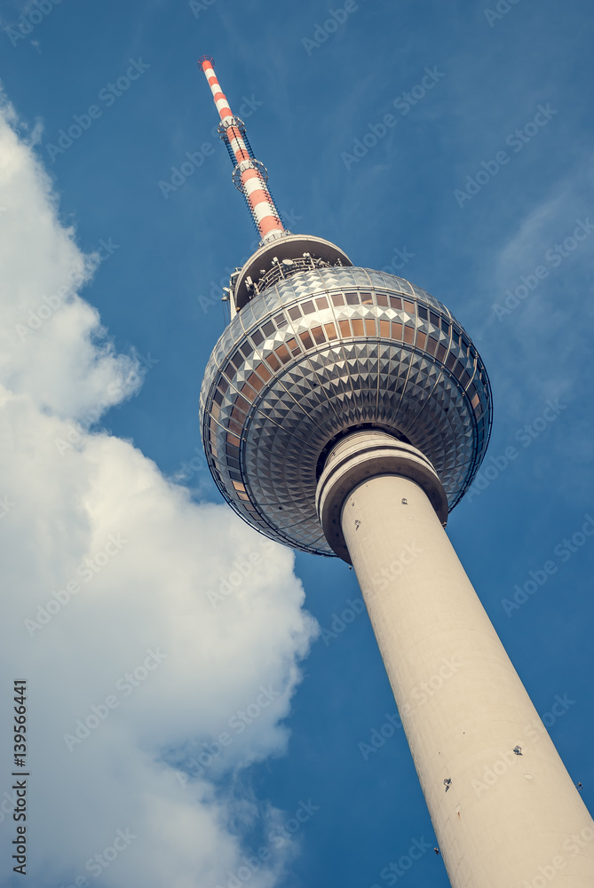 Fototapeta premium Berlin - Fernsehturm - Totale